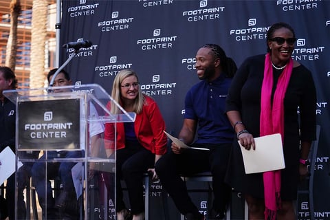 Mayor Gallego Larry Fitzgerald Jr